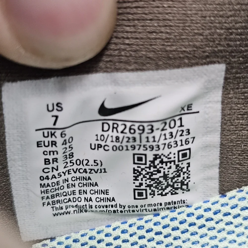 Nike Men's Size 7 US NWOB Kiger 9 Trail Running Shoes Olive/Lilac DR2693-201